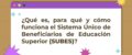 Sistema Único de Beneficiarios de Educación Superior (SUBES)