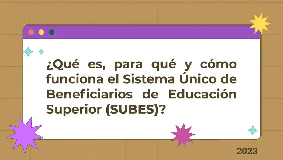 Sistema Único de Beneficiarios de Educación Superior (SUBES)