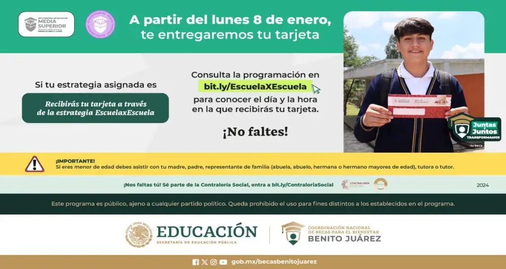 Escuela x Escuela 12 al 18 de enero de 2024