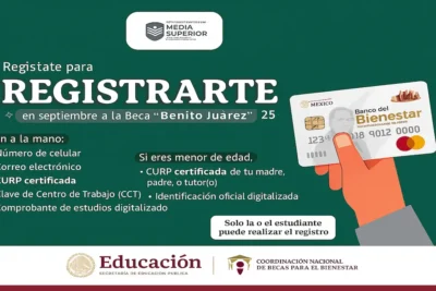 Registro Beca Benito Juárez media superior 2025