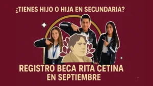 Registro Beca Rita Cetina en septiembre