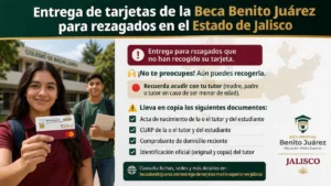 Entrega de tarjetas media superior en Jalisco