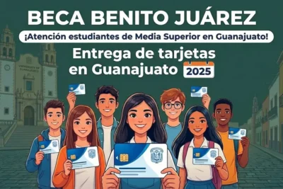 Entrega de tarjetas Media Superior en Guanajuato 2025