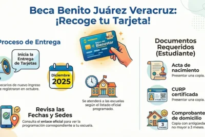 Entrega de tarjetas en Veracruz
