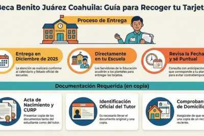 Entrega de tarjetas media superior en Coahuila