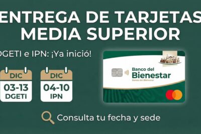 entrega de tarjetas media superior DGETI e IPN