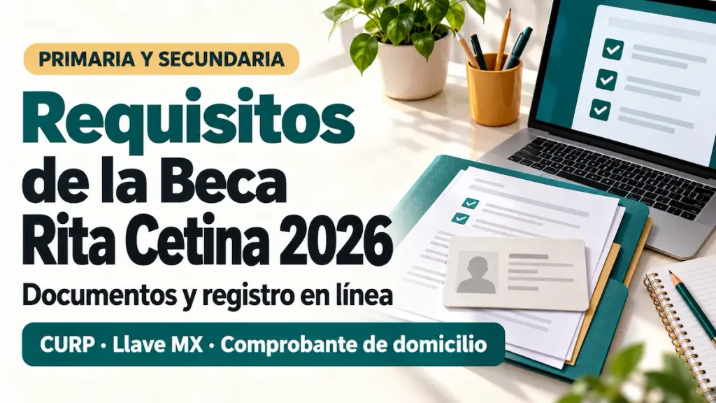 Requisitos de la Beca Rita Cetina 2026