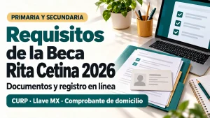 Requisitos de la Beca Rita Cetina 2026